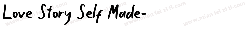 Love Story Self Made字体转换